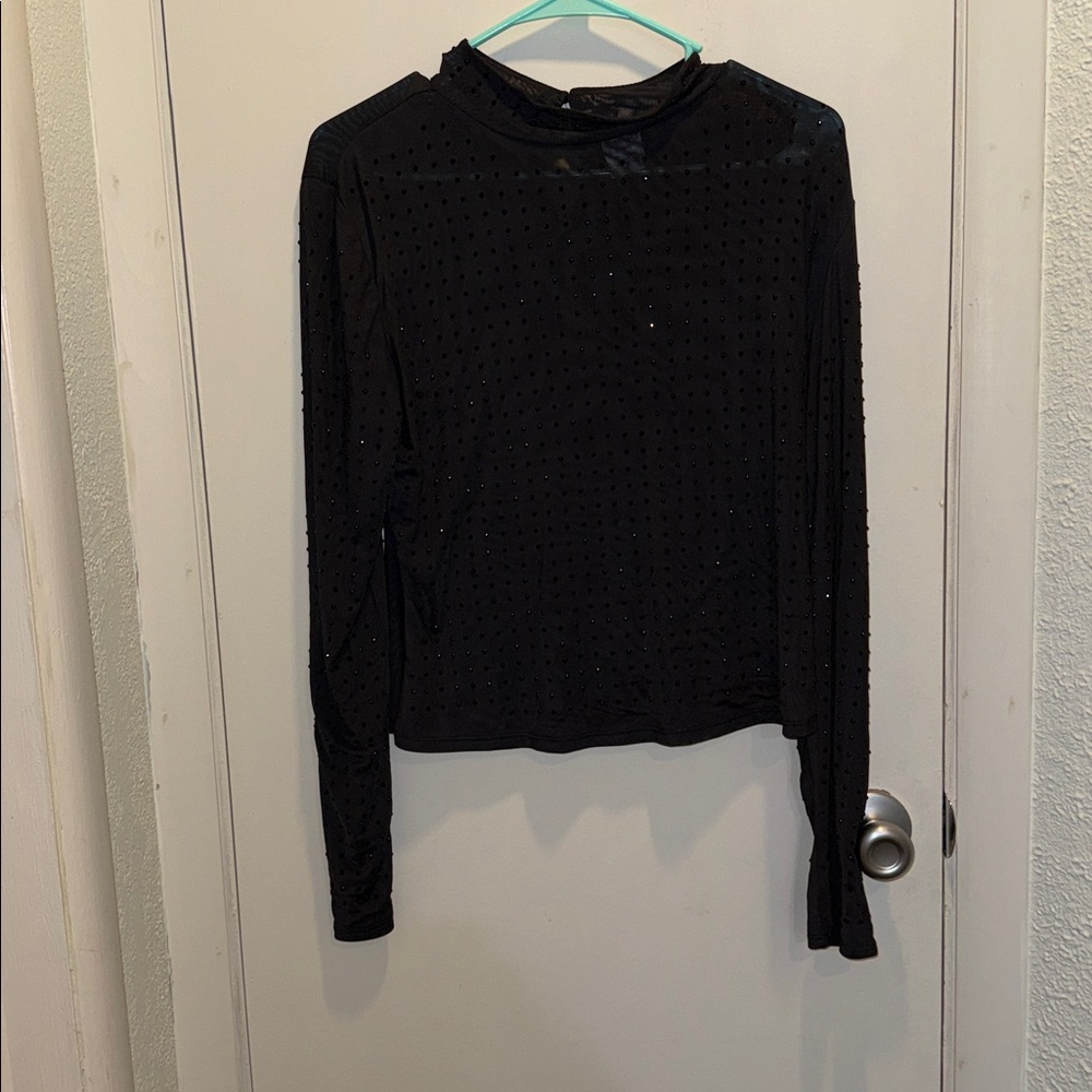 No Boundaries Black Long Sleeve Top